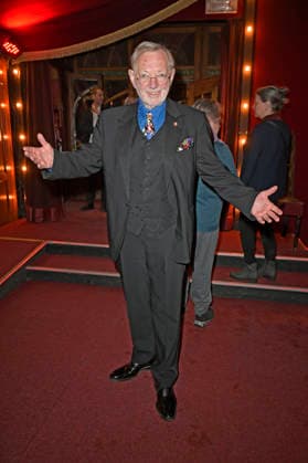 Hans-Peter Wodarz bei der Premiere des Theaterstücks Klangrazzia 2.0 in der Bar jeder Vernunft. Berlin, 04.02.2026