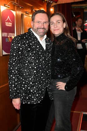 Christian Senger und Nadine Heidenreich bei der Premiere des Theaterstücks Klangrazzia 2.0 in der Bar jeder Vernunft. Berlin, 04.02.2026