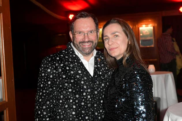 Christian Senger und Nadine Heidenreich bei der Premiere des Theaterstücks Klangrazzia 2.0 in der Bar jeder Vernunft. Berlin, 04.02.2026