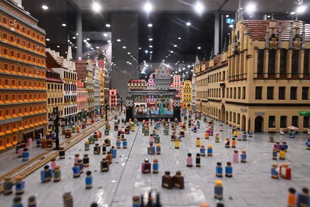 Europe’s biggest LEGO exhibition in Wroclaw Poland WROCLAW, POLAND - FEBRUARY 04: A view of the LEGO exhibition as visitors try to have a chance to walk and watch different LEGO constructions at the Europe s biggest LEGO exhibition in Wroclaw, Poland on February 04, 2026. The largest LEGO Brick Building Exhibition in Europe is an attraction located in Sky Tower in Wroclaw. A surface as much as 1500m square meters, nearly 15 million LEGO bricks, almost 150 models depicting architecture, pop culture and the natural world , 4 supermodels, made of hundreds of thousands of elements such as a rally Porsche 911 T with a length of 4,2 m, a medieval dragon with over 3 m long. The world s largest buildings made of LEGO bricks: Golden Gate Bridge and  Copyright: x2026xAnadoluxOmarxMarquesx