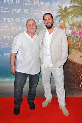 Promis unter Palmen Maurice und Frank Dziwak anläßlich der Premiere des Realityformats Promis unter Palmen am 04.02.2026 im Cineova Köln. 20260204MWI107178