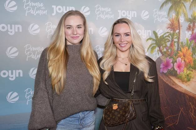 Promis unter Palmen Premiere 2026. Laura Peuker und Sarah Liebich bei der Premiere des Realityformats Promis unter Palmen im CINENOVA Koeln am 04.02.2026. Koeln CINENOVA Nordrhein-Westfalen