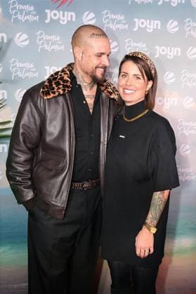 Promis unter Palmen Premiere 2026. Pia Tillmann und Zico Banach bei der Premiere des Realityformats Promis unter Palmen im CINENOVA Koeln am 04.02.2026. Koeln CINENOVA Nordrhein-Westfalen