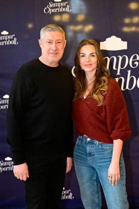 Joachim Llambi und Annika Lau beim Fototermin zum SemperOpernball 2026 in der Semperoper. Dresden, 05.02.2026