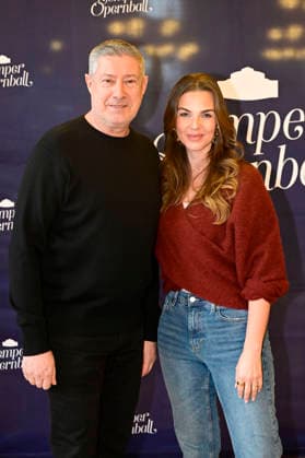 Joachim Llambi und Annika Lau beim Fototermin zum SemperOpernball 2026 in der Semperoper. Dresden, 05.02.2026