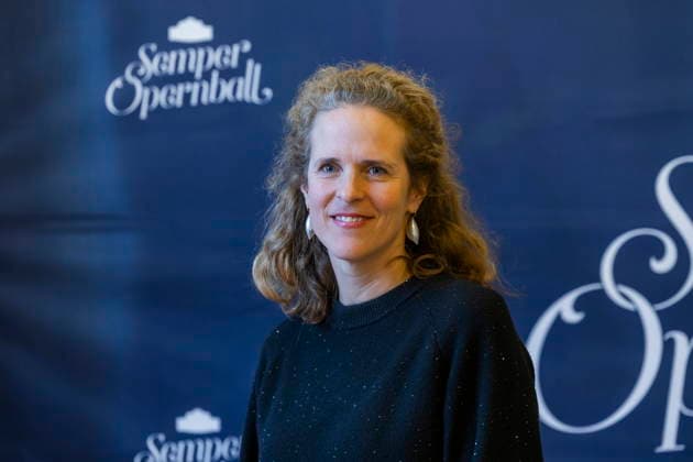 SemperOpernball 2026 Medientermin vor dem SemperOpernball 2026, Nora Schmid, Intendantin Semperoper Dresden Dresden Sachsen Deutschland