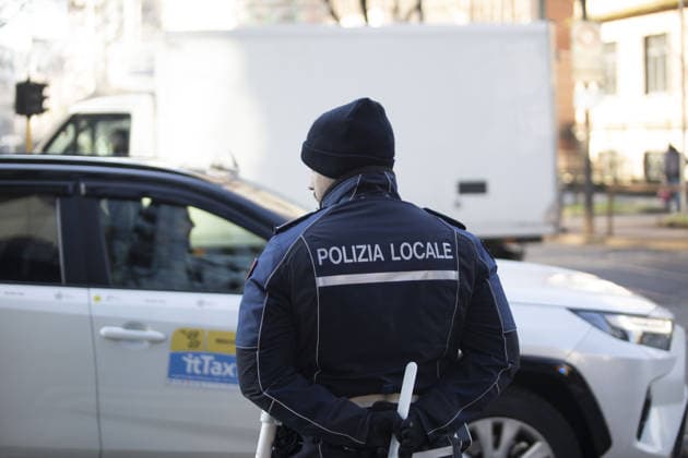 Milan, Hotel Gallia, Roads blocked near the Central Station for the arrival at the luxury hotel of US Vice President J.D. Vance and Secretary of State Marco Rubio.  Copyright: xFrancescoxEnriquezx xipa-agency.netx xfrancescoxenriquezx IPA_Agency_IPA70992641