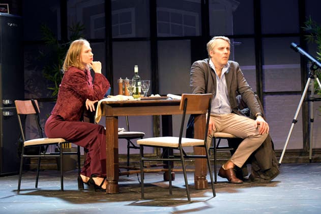 Alina Levshin und Stefan Rudolf bei der Fotoprobe zum Theaterstück 2:22 - Eine Geistergeschichte in der Komödie am Kurfürstendamm im Ernst-Reuter-Saal. Berlin, 05.02.2026