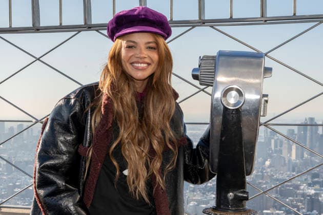 February 5, 2026, New York, New York, USA: LESLIE GRACE visits the Empire State Building on a visit to New York City. 5 February 2026 New York USA - ZUMAa265 20260205_zep_a265_015 Copyright: xEricxAcquayex