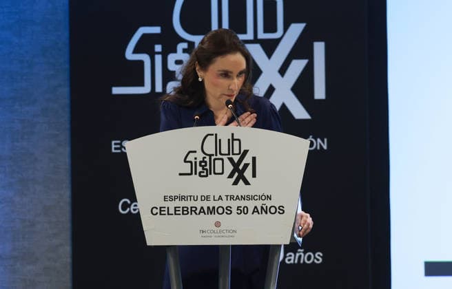 Felipe VI presides over the celebration of the 50th anniversary of the Club Siglo XXI Paloma Segrelles during the celebration of the 50th anniversary of the Club Siglo XXI, on February 5, 2026, in Madrid Spain The Club, founded in 1969 became a reference of the debate during the Transition hosting the famous presentation of Santiago Carrillo, secretary general of the PCE, in 1977 by the Minister of Information and Tourism during the dictatorship, Manuel Fraga GENTE CLUB José Madrid Madrid Madrid Espana  Copyright: xJosÃ xRuizx 7268694