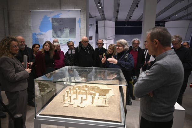 Gobeklitepe exhibition to open in Germany BERLIN, GERMANY - FEBRUARY 5: Gobeklitepe, known as the world’s oldest settlement and listed as a UNESCO World Heritage site, and the surrounding Tas Tepeler region are to be introduced with 93 selected artifacts in an exhibition in Germany, presenting the artistic expressions of early settled communities from birth and daily life to death across eight thematic sections, ahead of its opening in Berlin, Germany, on February 5, 2026. Halil Sagirkaya Anadolu Berlin Germany. Editorial use only. Please get in touch for any other usage.  Copyright: x2026xAnadoluxHalilxSagirkayax