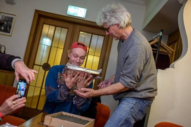 Essen: Film Ach, diese Lücke in der Lichtburg ** NUR FÜR REDAKTIONELLE ZWECKE ** EDITORIAL USE ONLY **<p>Hauptdarsteller Bruno Alexander vor der Aufführung des Film Ach, diese Lücke am Donnerstag, den 5. Februar 2026, in der Lichtburg in Essen. Copyright: UwexErnst