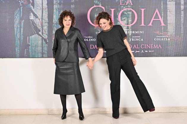 Photocall of the film La Gioia February 5, 2026, Rome. Presentation of the film La Gioia. Pictured are Valeria Golino and Jasmine Trinca., Credit:Maria Laura Antonelli Avalon Italy., Rome  Copyright: xMariaxLauraxAntonellix xAvalonx 1072312633