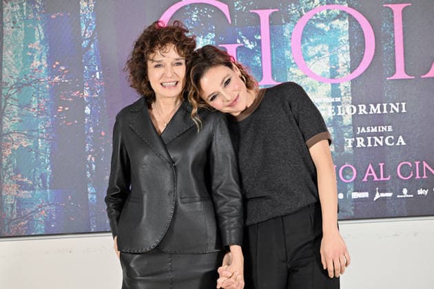 Photocall of the film La Gioia February 5, 2026, Rome. Presentation of the film La Gioia. Pictured are Valeria Golino and Jasmine Trinca., Credit:Maria Laura Antonelli Avalon Italy., Rome  Copyright: xMariaxLauraxAntonellix xAvalonx 1072312648