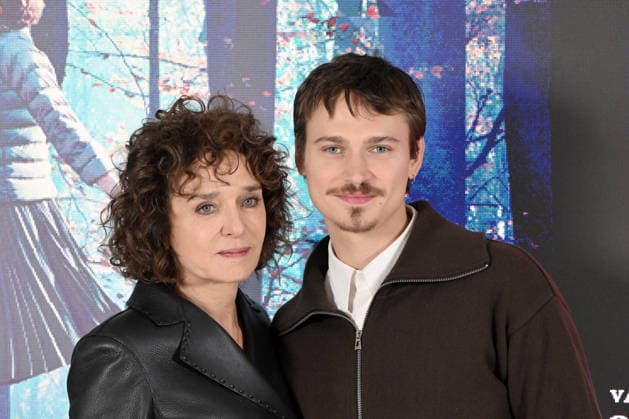 Photocall of the film La Gioia February 5, 2026, Rome. Presentation of the film La Gioia. Pictured: Valeria Golino, Saul Nanni, Credit:Maria Laura Antonelli Avalon Italy., Rome  Copyright: xMariaxLauraxAntonellix xAvalonx 1072312983