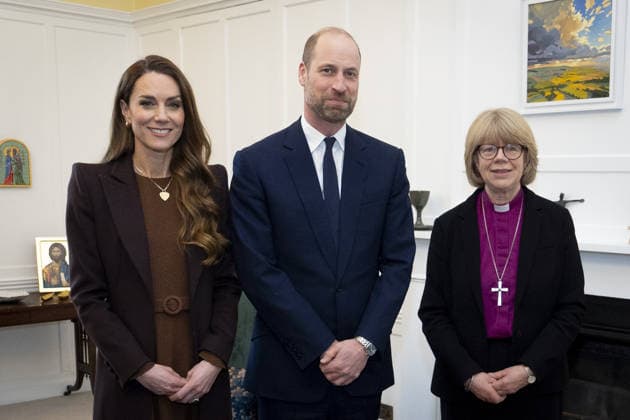 . 05 02 2026. London, United Kingdom. Prince William and Kate Middleton, the Prince and Princess of Wales , during an audience with the Archbishop of Canterbury, Dame Sarah Mullally , at Lambeth Palace in London.  xPoolx xi-Imagesx IIM-26553-0008