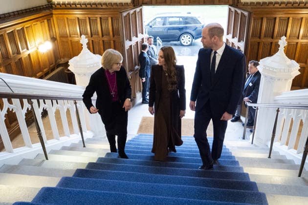 . 05 02 2026. London, United Kingdom. Prince William and Kate Middleton, the Prince and Princess of Wales , during an audience with the Archbishop of Canterbury, Dame Sarah Mullally , at Lambeth Palace in London.  xPoolx xi-Imagesx IIM-26553-0020