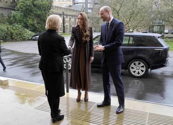 . 05 02 2026. London, United Kingdom. Prince William and Kate Middleton, the Prince and Princess of Wales , during an audience with the Archbishop of Canterbury, Dame Sarah Mullally , at Lambeth Palace in London.  xPoolx xi-Imagesx IIM-26553-0022