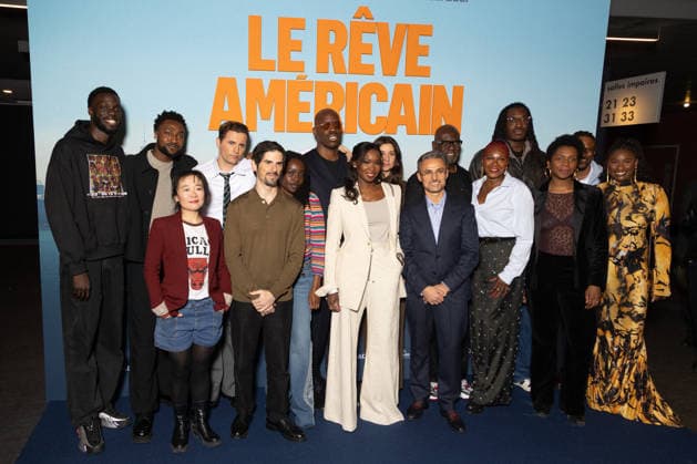 Le Reve Americain Paris Film Premiere Djibi Diakhate, guest, Yilin Yang, Raphael Quenard, Anthony Marciano, Tracy Gotoas, Jean-Pascal Zadi, guest, Margaux Dourdin Marciano, Jeremy Medjana, Bouna Ndiaye, guest, Kyliann Gousset, Olga Mouak and guests attends Le Reve Americain Paris Film Premiere at UGC Cine Cite Bercy on February 05, 2026 in Paris, France. Photo by Nasser Berzane ABACAPRESS.COM Paris France  Copyright: xBerzanexNasser ABACAx