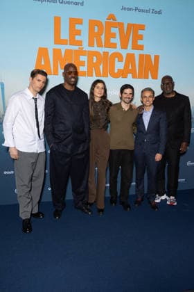 Le Reve Americain Paris Film Premiere Raphael Quenard, Jean-Pascal Zadi, Margaux Dourdin Marciano, Anthony Marciano, Jeremy Medjana and Bouna Ndiaye attends Le Reve Americain Paris Film Premiere at UGC Cine Cite Bercy on February 05, 2026 in Paris, France. Photo by Nasser Berzane ABACAPRESS.COM Paris France  Copyright: xBerzanexNasser ABACAx