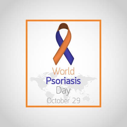 World Psoriasis Day Ribbon Icon A vibrant ribbon icon representing World Psoriasis Day, symbolizing awareness and support for those affected by this chronic skin condition. It highlights the importance of recognizing and addressing this autoimmune disorder. Copyright: xmacLifethaix