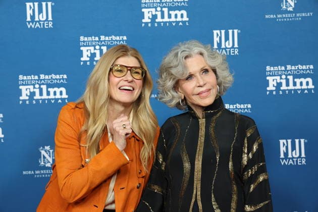 41st SIBFF: Maltin Modern Master Award SANTA BARBARA, CALIFORNIA - FEBRUARY 05: Connie Britton & Jane Fonda attends the 41st Annual Santa Barbara International Film Festival: Maltin Modern Master Award Honoring Adam Sandler at The Arlington Theatre on February 05, 2026 in Santa Barbara, California. Credit: AdMedia EDITORIAL USE ONLY  Copyright: xx AdMediax admphotostwo966665