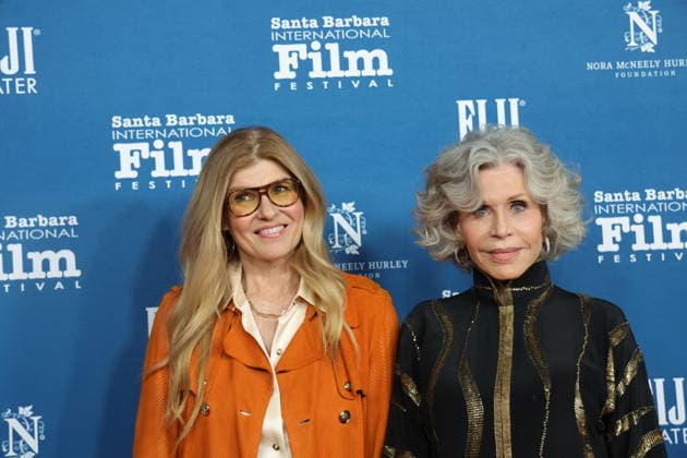 41st SIBFF: Maltin Modern Master Award SANTA BARBARA, CALIFORNIA - FEBRUARY 05: Connie Britton & Jane Fonda attends the 41st Annual Santa Barbara International Film Festival: Maltin Modern Master Award Honoring Adam Sandler at The Arlington Theatre on February 05, 2026 in Santa Barbara, California. Credit: AdMedia EDITORIAL USE ONLY  Copyright: xx AdMediax admphotostwo966667