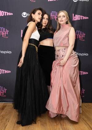 February 5, 2026, Bronx, New York, USA: Camile Mendes, Nastasya Popov and Anna Baryshnikov attend premiere of Idiotka at Crown Hill Theatre in New York, NY on February 5, 2026. Bronx USA - ZUMAr339 20260205_znp_r339_028 Copyright: xLevxRadinx
