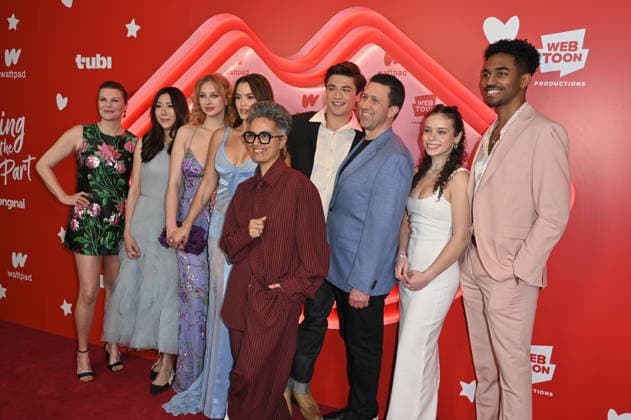 Kissing Is The Easy Part Premiere Jennifer Robertson, Christine Duann, Hayley Festeryga, Paris Berelc, Fawzia Mirza, Asher Angel, Adam Lewinson, Rosalie Turmel and Roshahn DhorÃ at Tubi s Kissing Is The Easy Part Los Angeles Premiere held at The London on February 05, 2026 in Los Angeles, California Credit: AdMedia EDITORIAL USE ONLY  Copyright: xx AdMediax admphotostwo966744