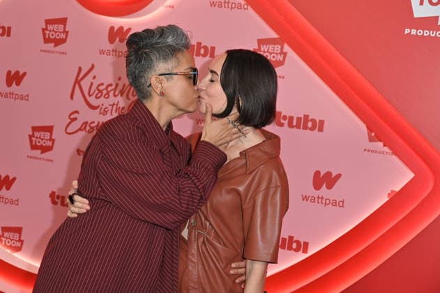 Fawzia Mirza and Andria Wilson Mirza at Tubi s Kissing Is The Easy Part Los Angeles Premiere held at The London on February 05, 2026 in Los Angeles, California Credit: USA - ZUMAa123 20260206_zaa_a123_022 Copyright: xAdMediax
