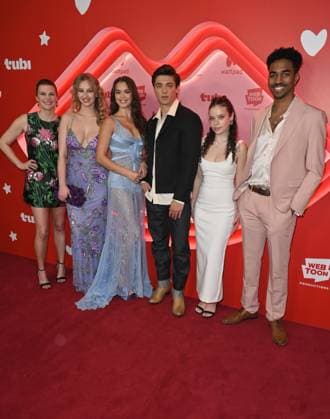 Kissing Is The Easy Part Premiere Jennifer Robertson, Christine Duann, Hayley Festeryga, Paris Berelc, Fawzia Mirza, Asher Angel, Adam Lewinson, Rosalie Turmel and Roshahn DhorÃ at Tubi s Kissing Is The Easy Part Los Angeles Premiere held at The London on February 05, 2026 in Los Angeles, California Credit: AdMedia EDITORIAL USE ONLY  Copyright: xx AdMediax admphotostwo966792