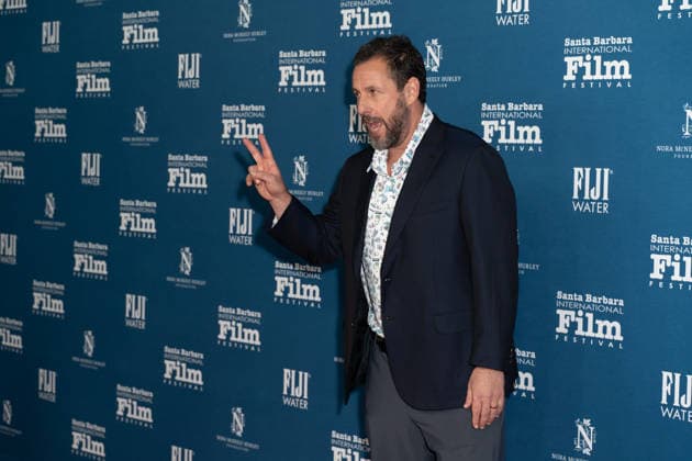 The 41st Santa Barbara International Film Festival at the Arlington Theater, Santa Barbara, USA, Thursday 5 February 2026. Actor and comedian Adam Sandler attends the 41st Santa Barbara International Film Festival to receive the Maltin Modern Master Award at the Arlington Theater in Santa Barbara, USA, Thursday, 5 February 2026., Credit:JERRY PEREZ Avalon USA, California, Santa Barbara  Copyright: xJERRYxPEREZx xAvalonx 1072460388