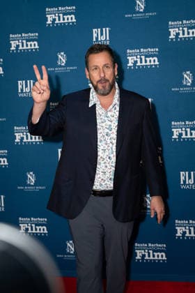The 41st Santa Barbara International Film Festival at the Arlington Theater, Santa Barbara, USA, Thursday 5 February 2026. Actor and comedian Adam Sandler attends the 41st Santa Barbara International Film Festival to receive the Maltin Modern Master Award at the Arlington Theater in Santa Barbara, USA, Thursday, 5 February 2026., Credit:JERRY PEREZ Avalon USA, California, Santa Barbara  Copyright: xJERRYxPEREZx xAvalonx 1072460416
