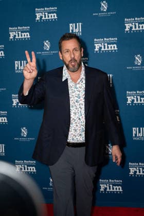 The 41st Santa Barbara International Film Festival at the Arlington Theater, Santa Barbara, USA, Thursday 5 February 2026. Actor and comedian Adam Sandler attends the 41st Santa Barbara International Film Festival to receive the Maltin Modern Master Award at the Arlington Theater in Santa Barbara, USA, Thursday, 5 February 2026., Credit:JERRY PEREZ Avalon USA, California, Santa Barbara  Copyright: xJERRYxPEREZx xAvalonx 1072460421