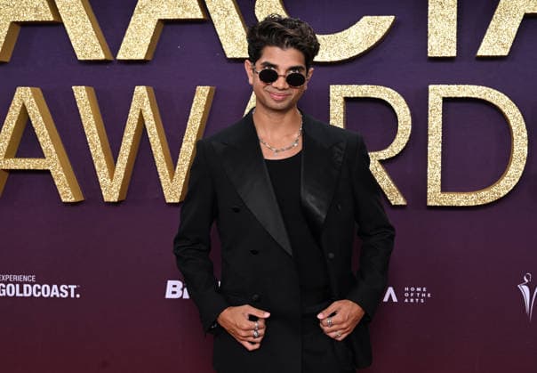 AACTA AWARDS 2026, Jeremy Franco is seen posing for a photo on the red carpet at the 2024 AACTA Awards at HOTA in Surfers Paradise, Queensland, Friday, February 6, 2026. ( NO ARCHIVING BRISBANE QUEENSLAND AUSTRALIA  Copyright: xDARRENxENGLANDx 20260206171692447448