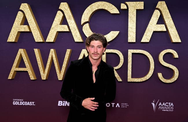 AACTA AWARDS 2026, Ben Turland is seen posing for a photo on the red carpet at the 2024 AACTA Awards at HOTA in Surfers Paradise, Queensland, Friday, February 6, 2026. ( NO ARCHIVING BRISBANE QUEENSLAND AUSTRALIA  Copyright: xDARRENxENGLANDx 20260206150903180321