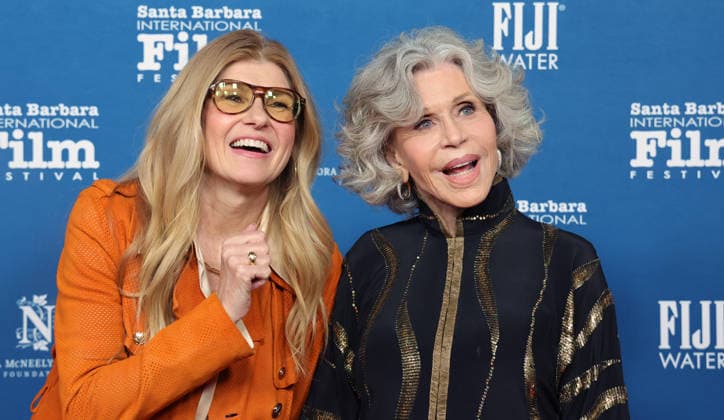 41st Annual Santa Barbara International Film Festival: Maltin Modern Master Award Honoring Adam Sandler 5 February 2026 . Santa Barbara, California - Connie Britton, Jane FondaAt 41st Annual Santa Barbara International Film Festival: Maltin Modern Master Award Honoring Adam Sandler held at rlington Theatre in Santa Barbara., Credit:Sadou Faye Avalon United States, CA, Santa Barbara, Arlington Theatre  Copyright: xSadouxFayex xAvalonx 1072497352