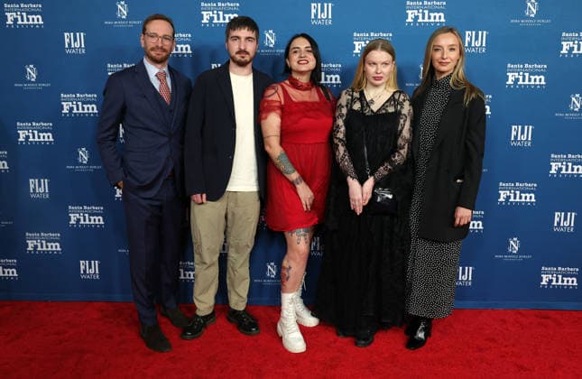 41st Annual Santa Barbara International Film Festival: Maltin Modern Master Award Honoring Adam Sandler 5 February 2026 . Santa Barbara, California - Yegor Troyanovsky, Oleksandra Lysytska, Olha Bregman, Iuliia Sidorova, Ethan Bregman attend 41st Annual Santa Barbara International Film Festival: Maltin Modern Master Award Honoring Adam Sandler held at rlington Theatre in Santa Barbara., Credit:Sadou Faye Avalon United States, CA, Santa Barbara, Arlington Theatre  Copyright: xSadouxFayex xAvalonx 1072497475