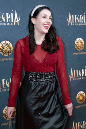 Anita Eichhorn bei der Premiere der Show Cirque du Soleil - Alegria auf der Theresienwiese. München, 05.02.2026