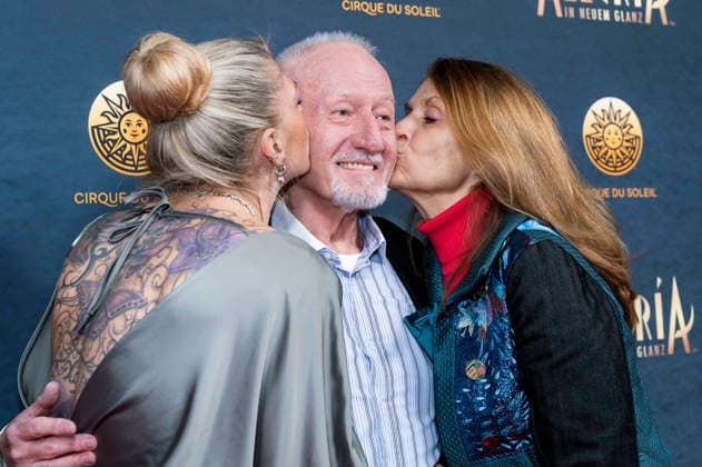 Miriam Beyer, Sepp Schauer und Corinna Binzer bei der Premiere der Show Cirque du Soleil - Alegria auf der Theresienwiese. München, 05.02.2026
