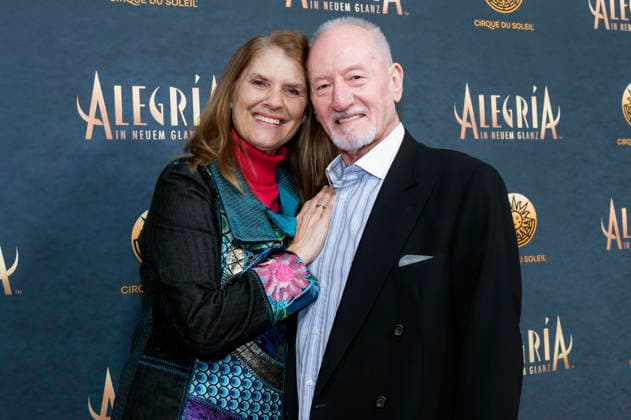 Corinna Binzer und Sepp Schauer bei der Premiere der Show Cirque du Soleil - Alegria auf der Theresienwiese. München, 05.02.2026