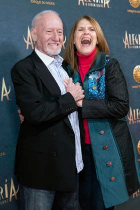 Sepp Schauer und Corinna Binzer bei der Premiere der Show Cirque du Soleil - Alegria auf der Theresienwiese. München, 05.02.2026
