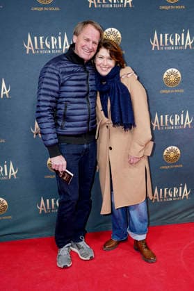 Markus Wasmeier mit Ehefrau Brigitte Wasmeier bei der Premiere der Show Cirque du Soleil - Alegria auf der Theresienwiese. München, 05.02.2026