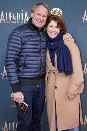 Markus Wasmeier mit Ehefrau Brigitte Wasmeier bei der Premiere der Show Cirque du Soleil - Alegria auf der Theresienwiese. München, 05.02.2026