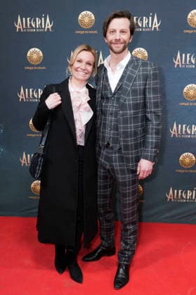 Isabell Stern und Jonathan Beck bei der Premiere der Show Cirque du Soleil - Alegria auf der Theresienwiese. München, 05.02.2026