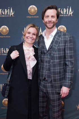 Isabell Stern und Jonathan Beck bei der Premiere der Show Cirque du Soleil - Alegria auf der Theresienwiese. München, 05.02.2026