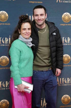 Maya Haddad und Jonathan Müller bei der Premiere der Show Cirque du Soleil - Alegria auf der Theresienwiese. München, 05.02.2026