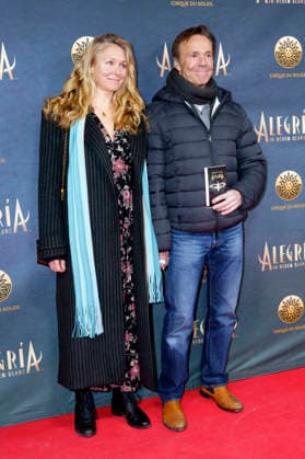 Stephanie Krogmann und Hannes Jaenicke bei der Premiere der Show Cirque du Soleil - Alegria auf der Theresienwiese. München, 05.02.2026