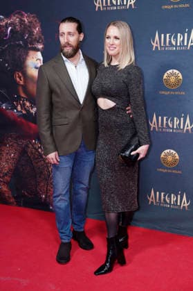 Sergio Caliz und Ruth Hofmann bei der Premiere der Show Cirque du Soleil - Alegria auf der Theresienwiese. München, 05.02.2026