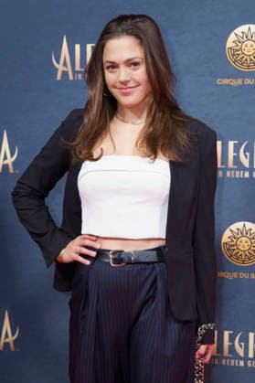 Katharina Scheuba bei der Premiere der Show Cirque du Soleil - Alegria auf der Theresienwiese. München, 05.02.2026